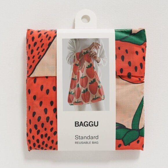 NWT Standard Baggu - Strawberry - Picture 1 of 7
